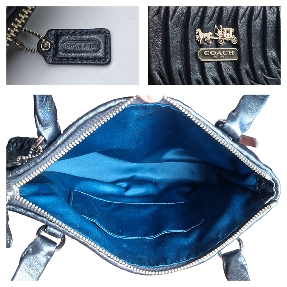 Vintage Coach Madison Gathered Leather Hobo Bag - Picture 8 of 9